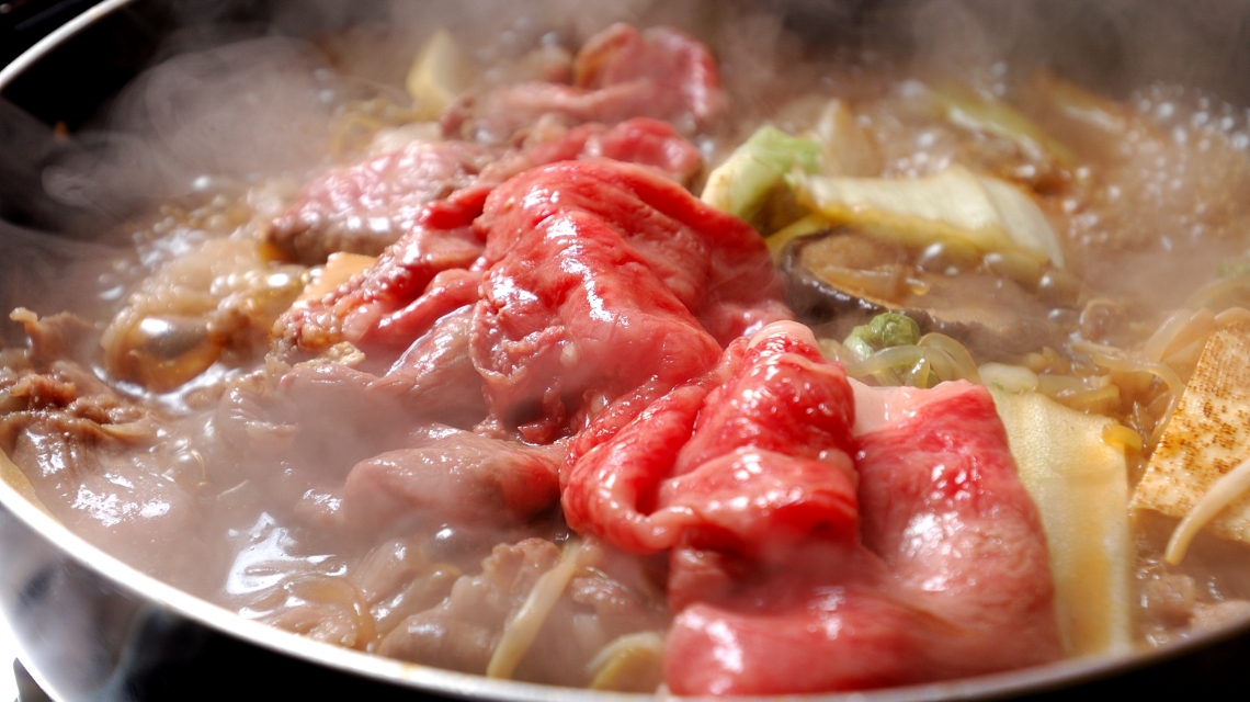 松阪牛すき焼きの料理メニューのイメージ写真