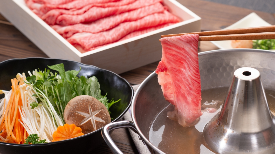 松阪牛しゃぶしゃぶの料理メニューのイメージ写真