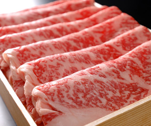 松阪牛の霜降り肉