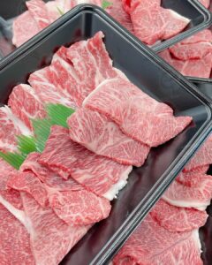 花見焼肉バーベキュー用の牛肉（松阪牛）