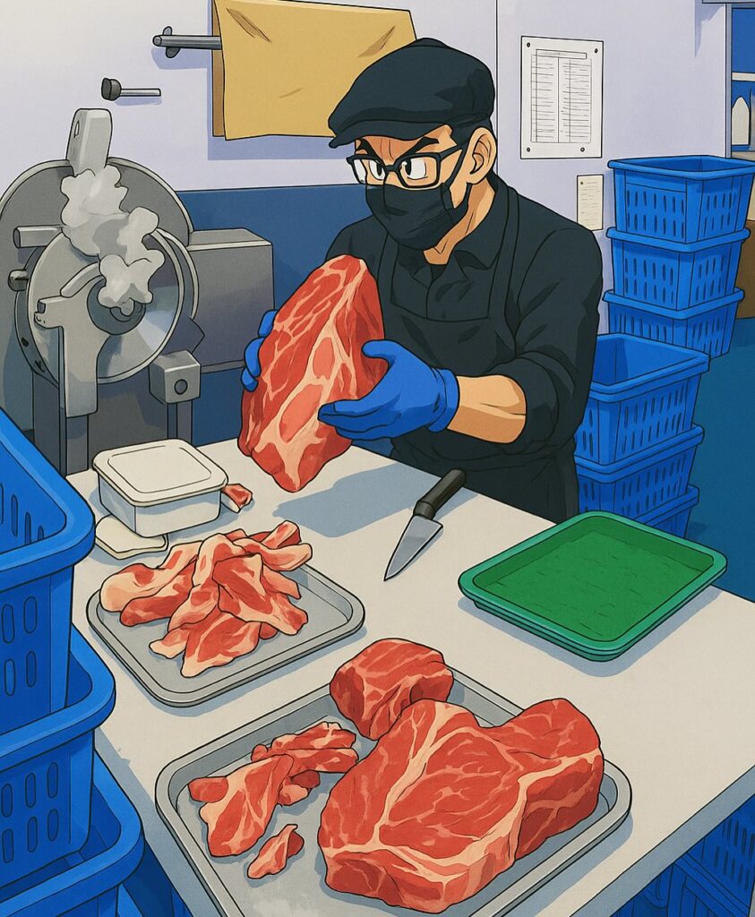 松阪牛の精肉店 霜ふり本舗の精肉職人