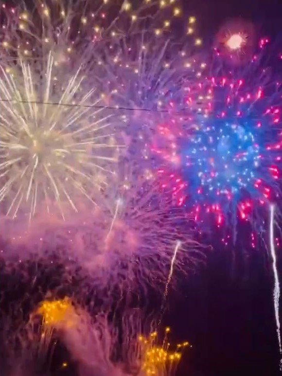 大淀花火大会✨オーシャンマインに感動