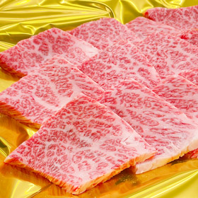 松阪牛焼肉 ロース・三角バラ 100g 2160円