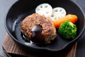 松阪牛入り合挽ミンチハンバーグイメージ