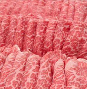 赤身肉の国産牛すき焼きモモバラ