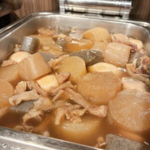 暑い夏におでん!🍢染み染み具材の大根・こんにゃく・たまごが食べ放題✨